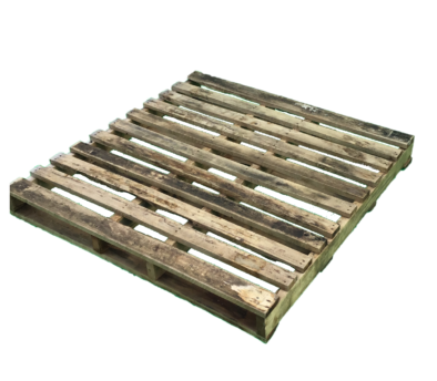 木製パレット 物流用 1150×1150×115mm 2方差し片面仕様 中古 リメイク