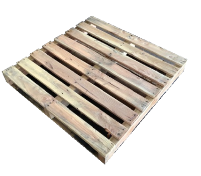 木製パレット 物流用 1000×1000×140mm 2方差し両面仕様 中古